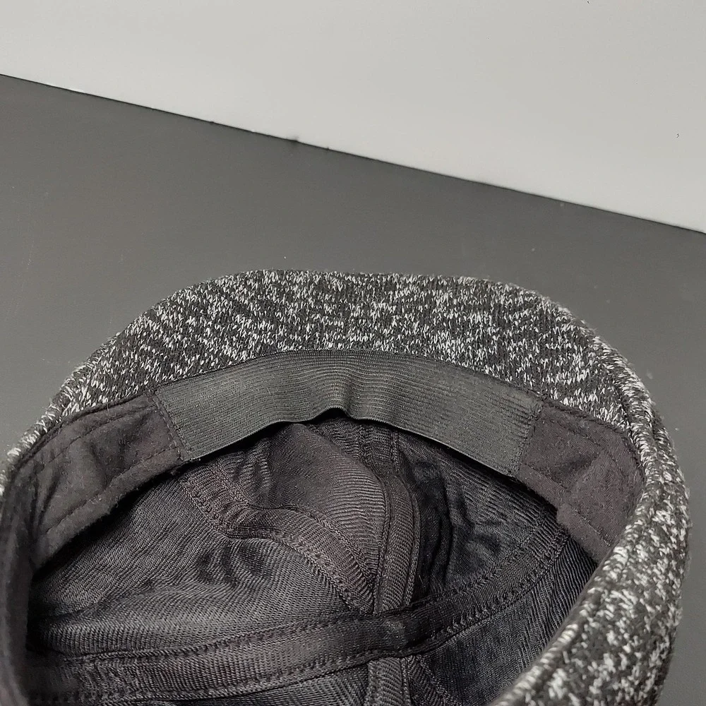 APT.9 Hat Flat Cap Newsboy Ivy Fitted Mens XL Gray‎ Knit Lined Casual Fall Warm